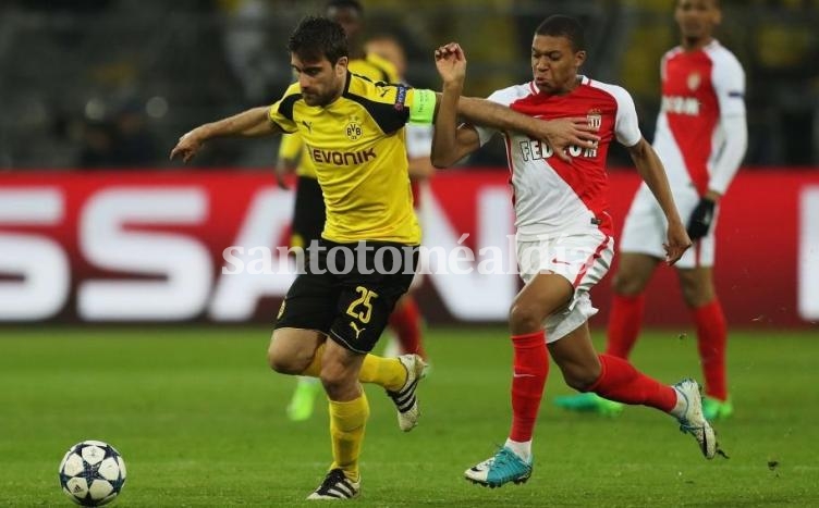 Mónaco superó cómodamente a Borussia Dortmund.
