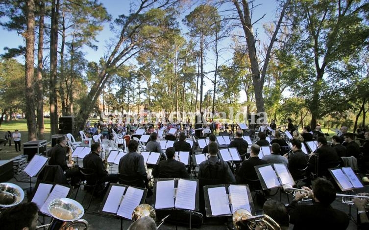 Trombonanza colmó de música el Jardín Botánico. (Foto: Municipalidad de Santa Fe)