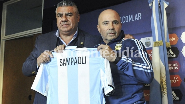 Sampaoli asumió como nuevo DT de la Selección. (Télam)