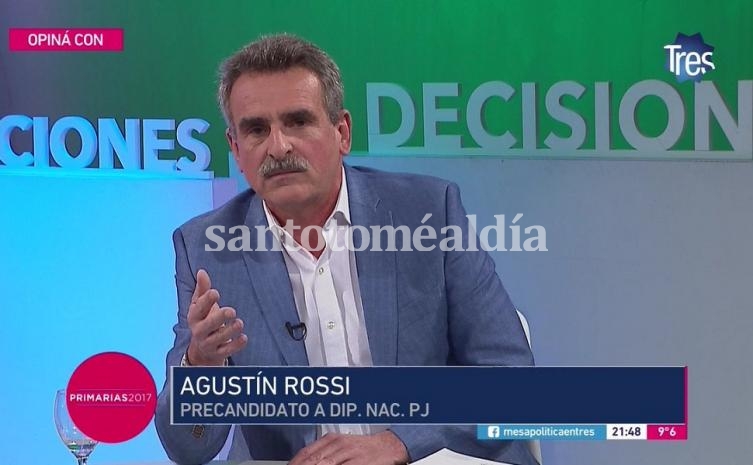 Agustín Rossi expuso sus propuestas en la TV.