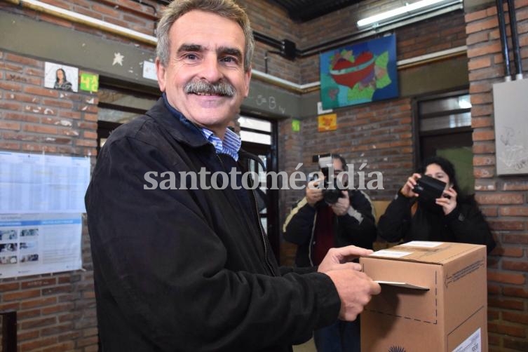 Agustín Rossi,  precandidato a Diputado Nacional de Unidad Ciudadana Santa Fe.