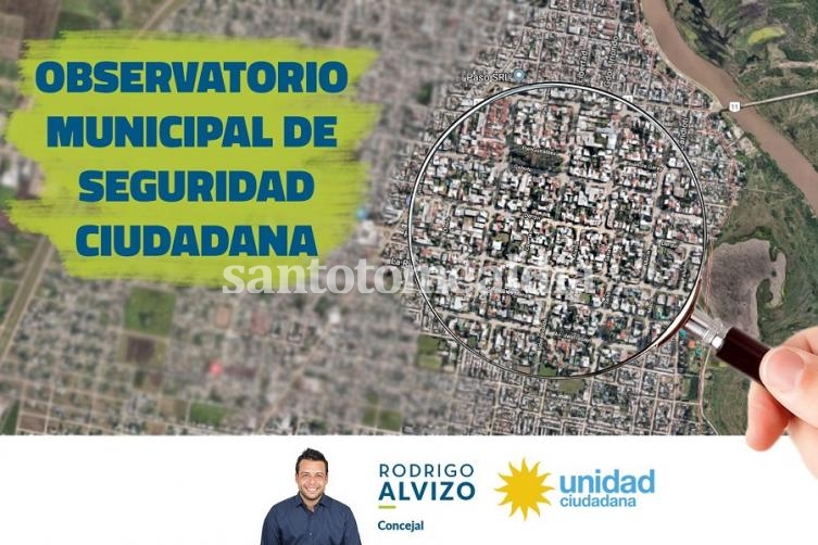 Rodrigo Alvizo impulsa la creación de un Observatorio Municipal de Seguridad Ciudadana.