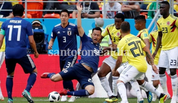 Mal debut de Colombia frente a Japón.