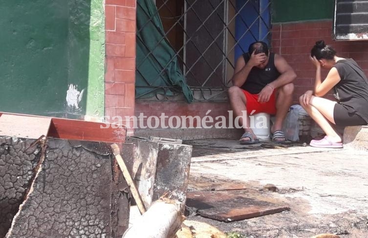 Fatal incendio en una vivienda de Victoria Ocampo 4300.