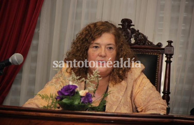 Chena fue reelecta presidenta del Concejo Municipal. (Foto: Susana Bedetti)