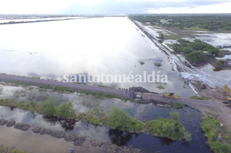 Localidades del norte provincial están bajo agua. (Foto: Gentileza Reconquista Hoy)