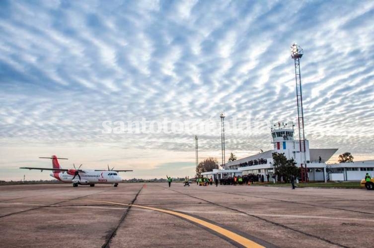 El aeropuerto de Sauce Viejo vuelve a operar exportaciones al mercado internacional