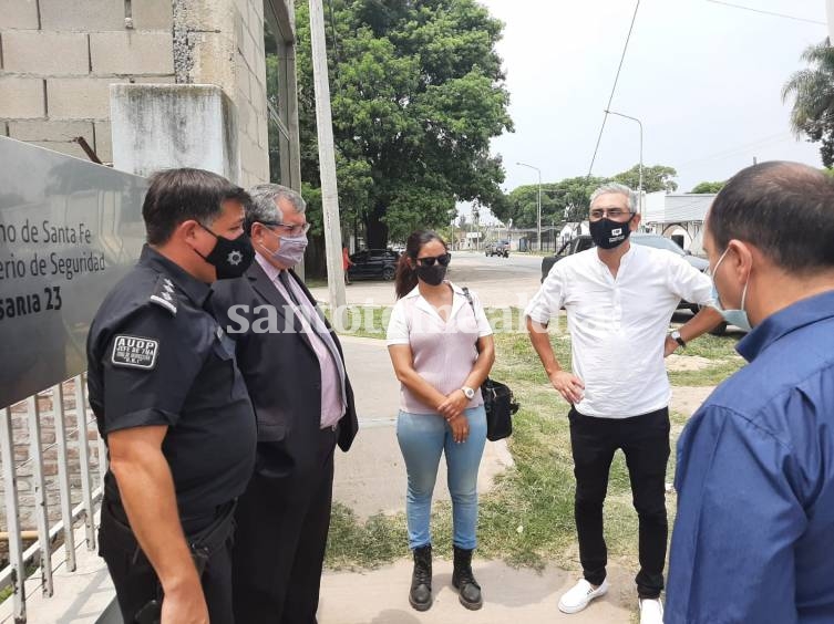 Funcionarios del Municipio y del Ministerio de Seguridad recorrieron las dependencias policiales de la ciudad