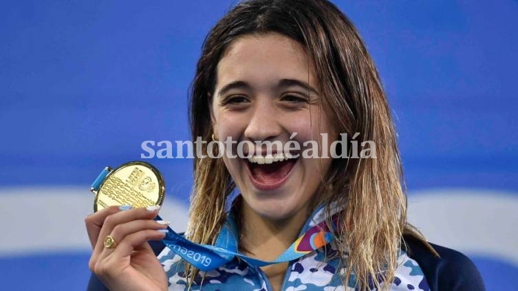  Pignatello decidió poner final a su carrera deportiva en la natación. Foto: AFP