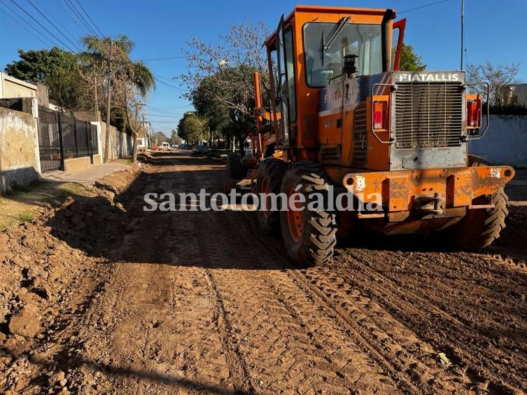 Plan de Pavimentación: continúan las obras en la Vecinal Favaloro