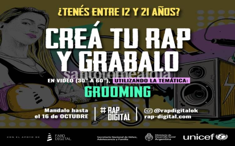 La provincia se suma al concurso Rap Digital 2022 en contra del grooming