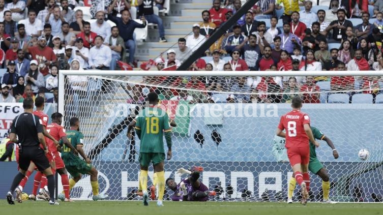 Suiza le ganó 1 a 0 a Camerún