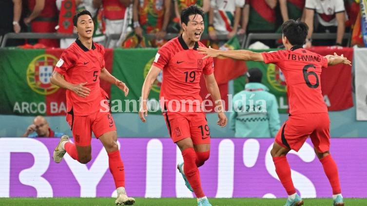 Corea del Sur dio el golpe este viernes contra Portugal por 2 a 1,