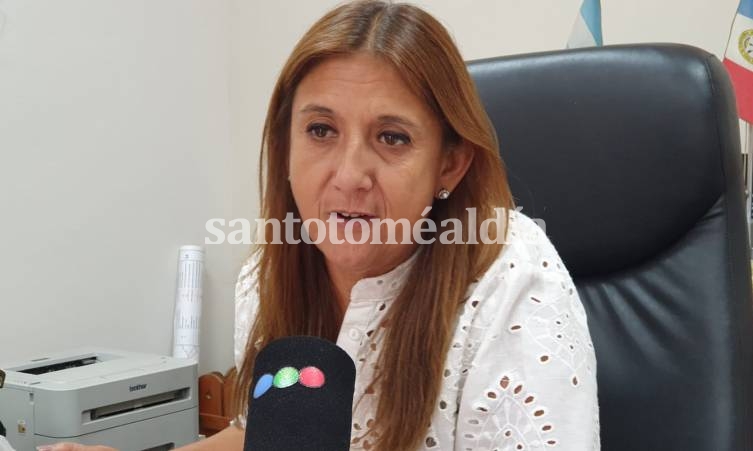Daniela Qüesta, intendenta santotomesina. (Foto: Santotoméaldía)