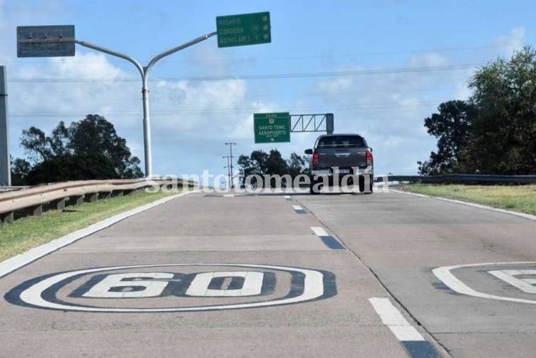 Máxima 60 Km/H. Desde 27 de Febrero y Juan de Garay hasta el intercambiador frente al Club Cilsa. (Foto: El Litoral)