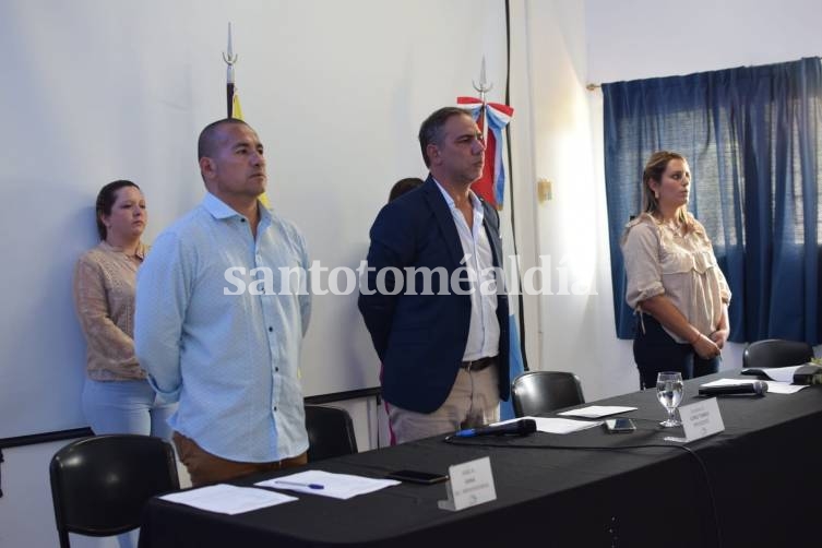 Apertura de sesiones del Concejo Municipal de Sauce Viejo. (Foto: Prensa CSV)