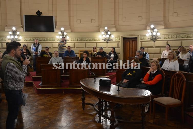 Castelló recibió a instituciones del departamento La Capital