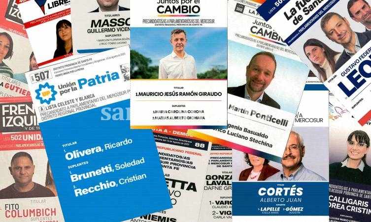 ¿Quiénes son los 36 candidatos al Parlasur por la provincia de Santa Fe?