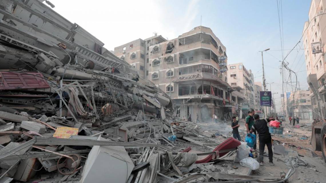 Los bombardeos masivos israelíes contra Gaza causaron más de 1.500 muertos, en buena parte civiles.