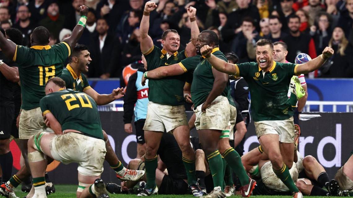 Sudáfrica le ganó a Nueva Zelanda y es campeón del Mundial de Rugby
