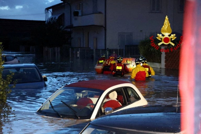 Inundaciones en Toscana: fallecieron cinco personas