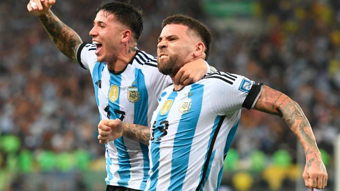 Otra vez, Argentina le ganó a Brasil en el Maracaná y sigue en la punta de las eliminatorias