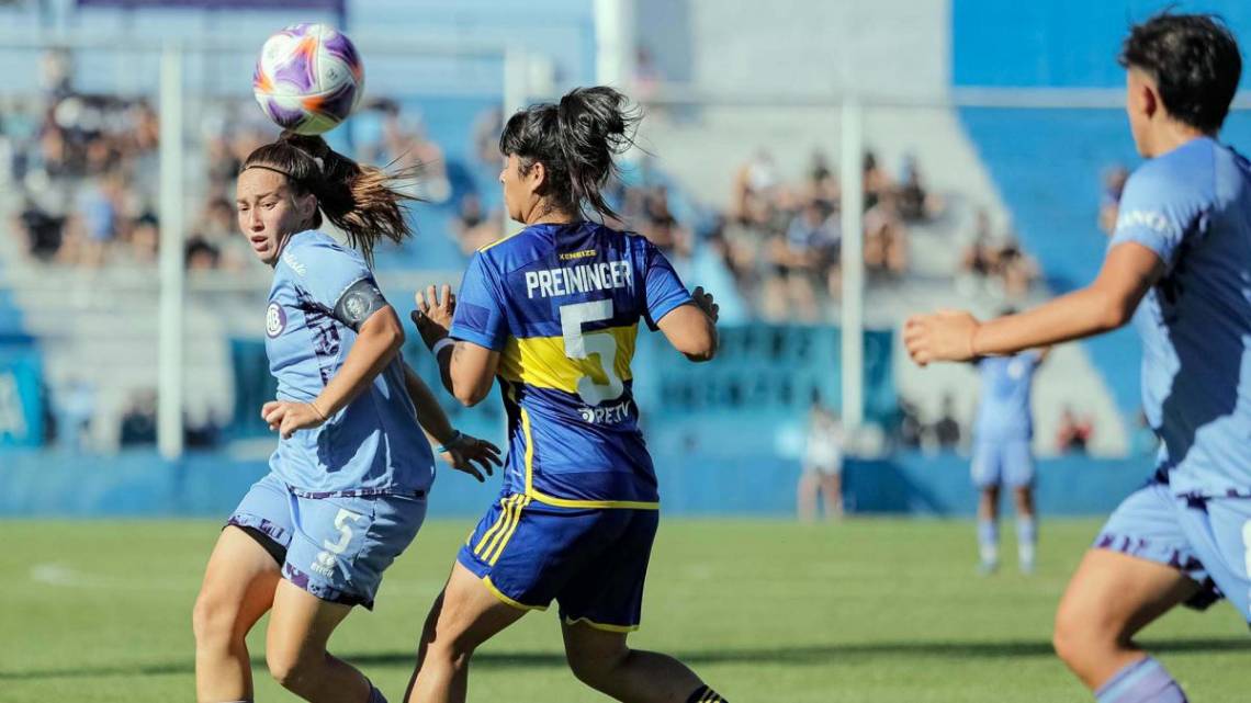 Boca venció 1-0 a Belgrano en el partido de ida de la final de la Copa de la Liga Femenina. (Foto: Prensa Belgrano)