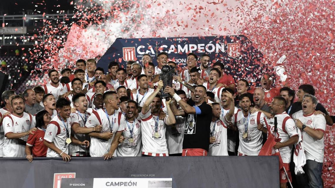 Estudiantes de la Plata ganó y se consagró campeón de la Copa Argentina