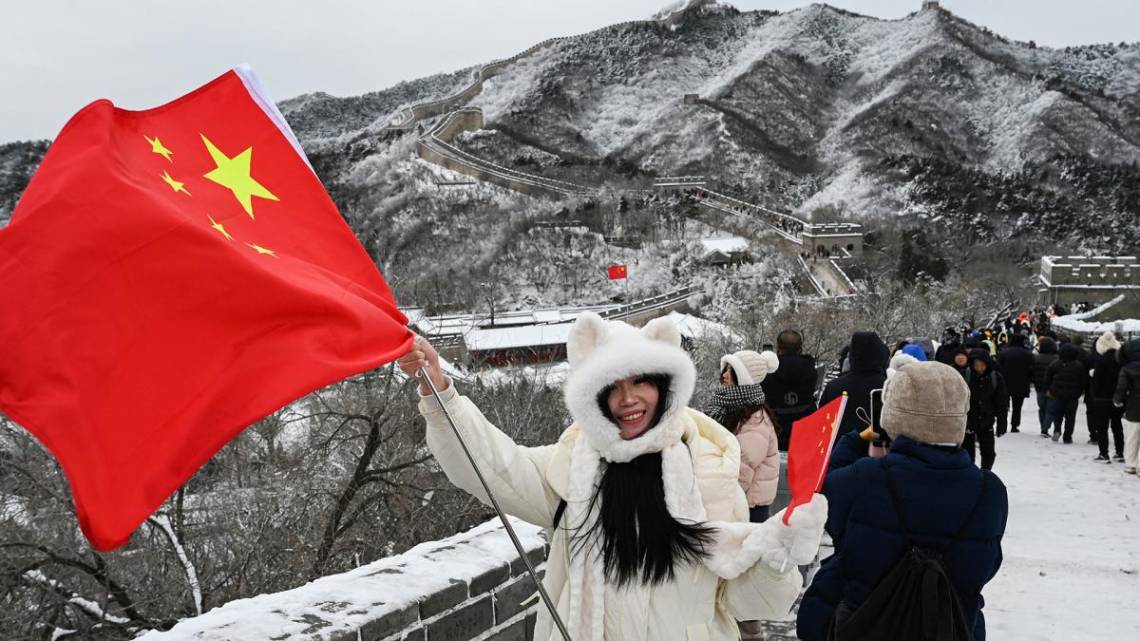 China registró bajas históricas de temperatura. (Foto: Archivo AFP)