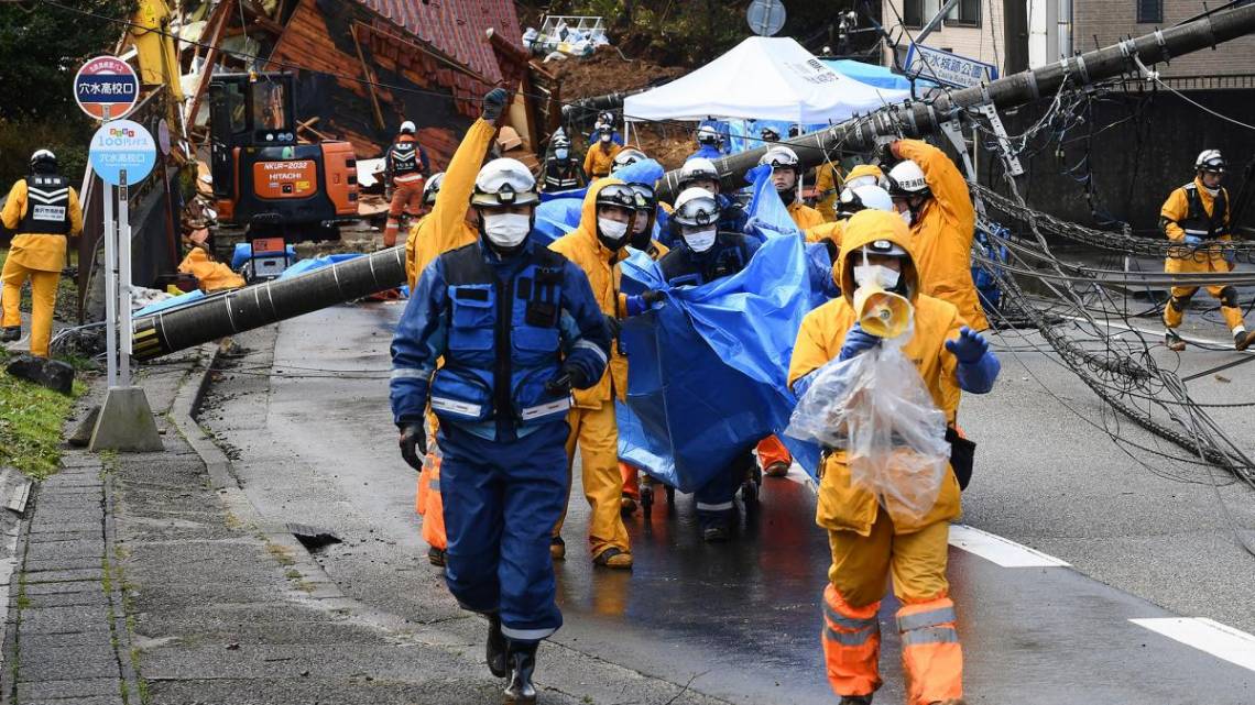 Son 126 los muertos por el terremoto en Japón