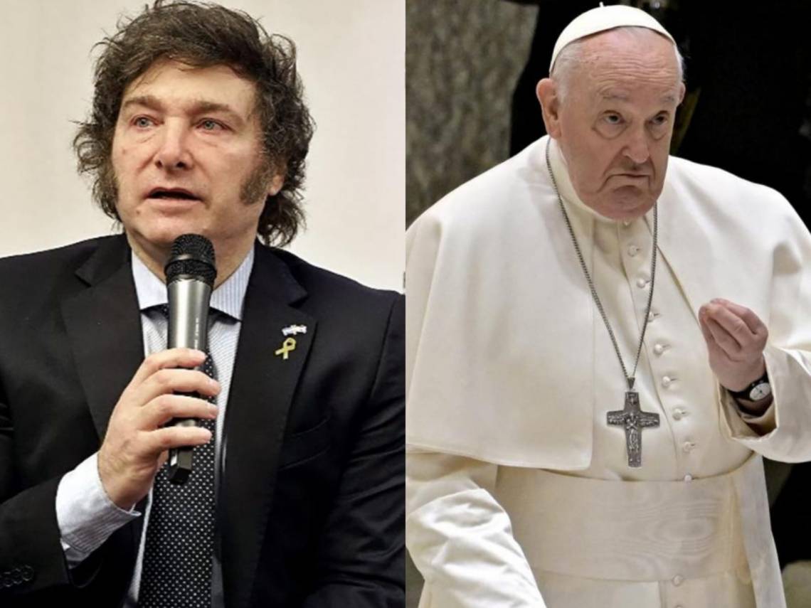 Cambio de discurso: ahora Milei dice que el Papa 