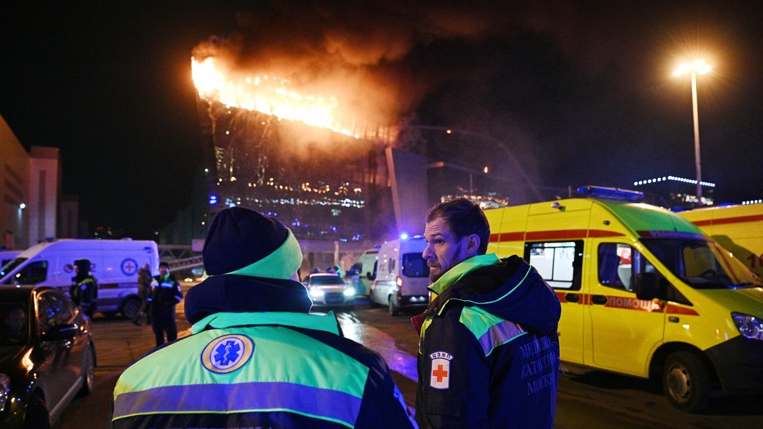 Asciende a 115 el número de fallecidos en el atentado en Moscú