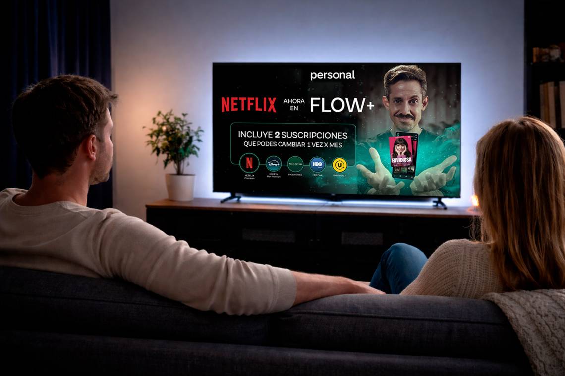 Personal anunció que integra Netflix a Flow+