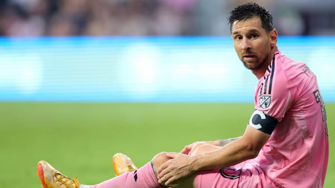 Preocupación por Messi: salió lesionado en el último partido de Inter Miami previo al Mundial