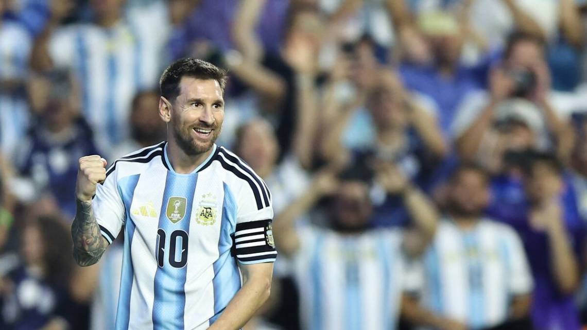 Messi volvió, hizo un gol y la Selección argentina cerró su preparación con una goleada