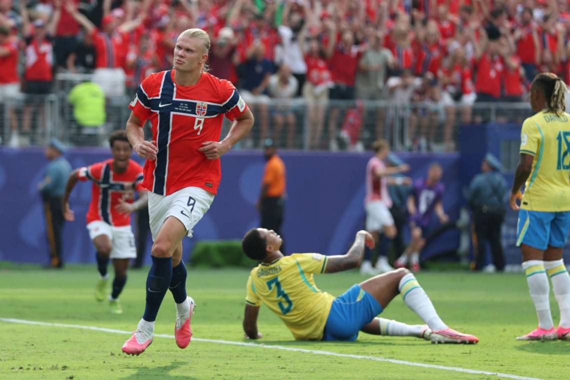 Noruega dio el gran golpe del Mundial y eliminó a Brasil en los octavos de final