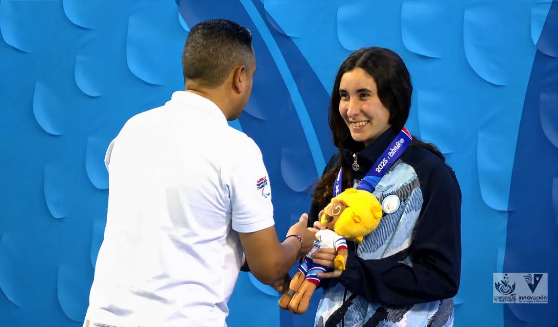 La santotomesina Manuela Herrero ganó la medalla de plata en los Juegos Parasuramericanos