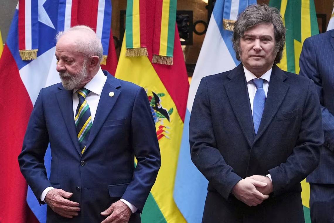 Brasil rebajó la relación diplomática con Argentina y no repondrá a su embajador tras los insultos de Milei a Lula