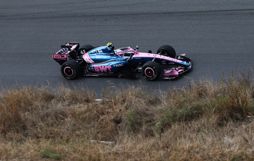 Franco Colapinto quedó 13° en la única práctica del GP de Países Bajos