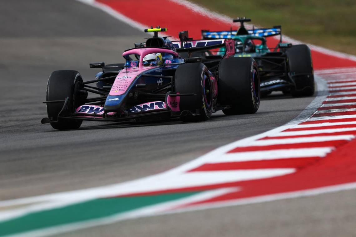 Colapinto abandonó el GP de Estados Unidos tras un choque que dañó su Alpine