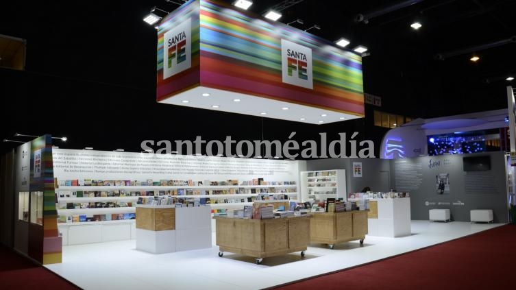 El espacio que tendrá la provincia en la Feria del Libro. (Foto: Secretaría de Comunicación Social)