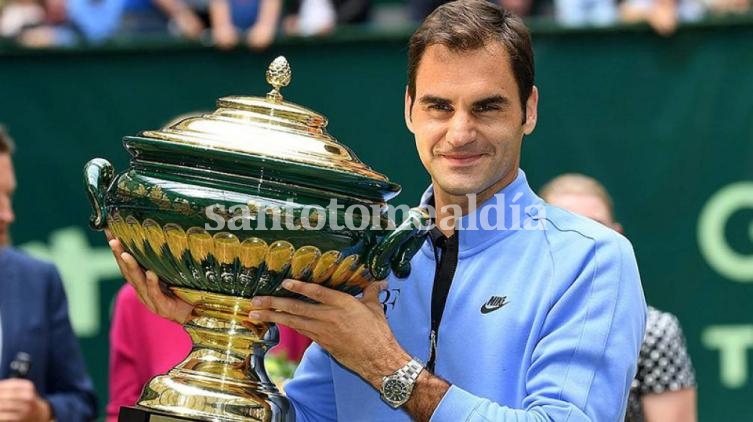 Federer se coronó campeón en Halle.