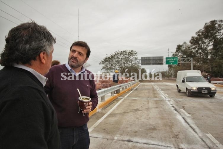 Quedó inaugurado el puente sobre la conexión vial Chalet-Centenario. (Foto: Municipalidad de Santa Fe)