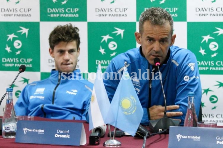 Orsanic se mostró con confianza de cara al repechaje de Copa Davis.
