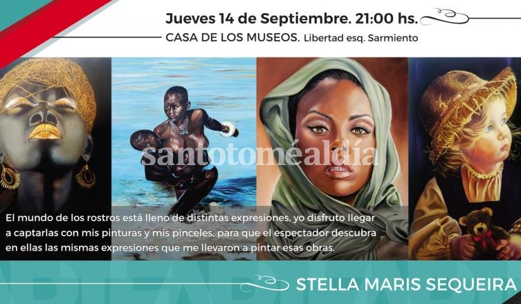 Muestra pictórica de la artista Stella Maris Sequeira