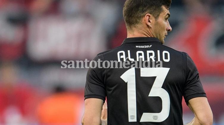 Alario jugó 20 minutos en la goleada de Bayer Leverkusen ante Hamburgo.