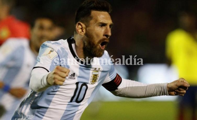 Todo el desahogo de Messi, que metió tres y llevó a Argentina al Mundial.