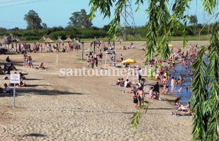 Desde este sábado quedará habilitada la playa del balneario municipal.