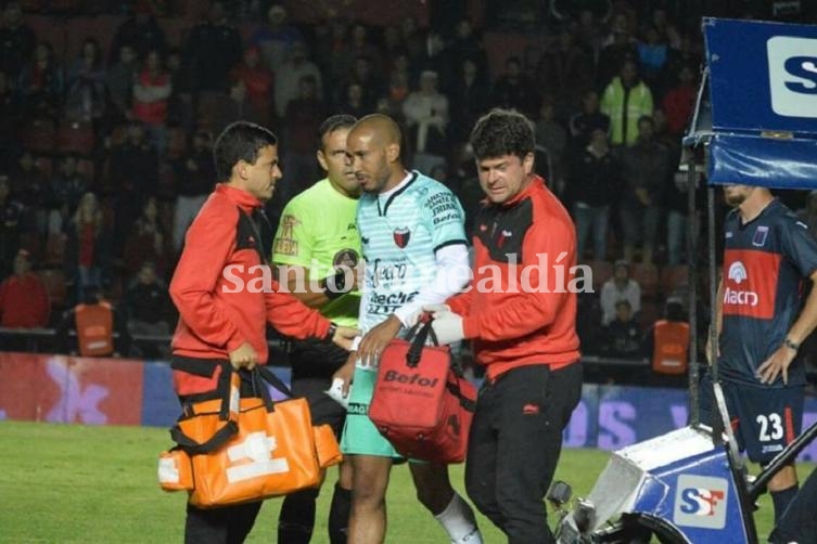Vera terminó con una sobrecarga tras el partido con Tigre. (Foto: Prensa Colón)