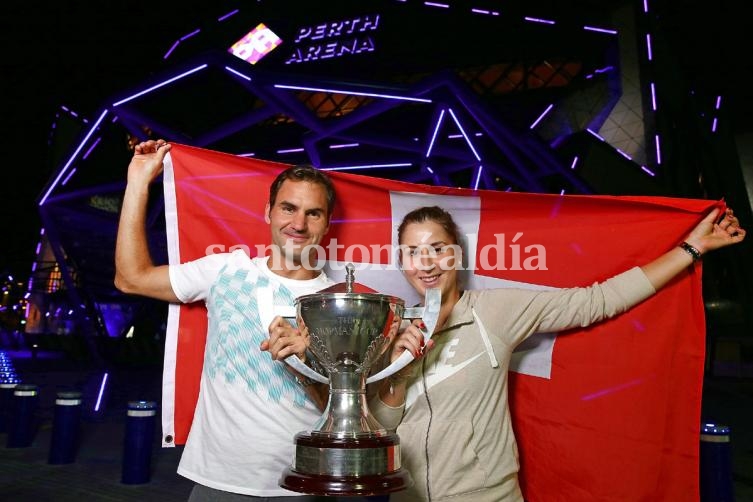 Roger Federer y Belinda Bencic obtuvieron la Copa Hopman.